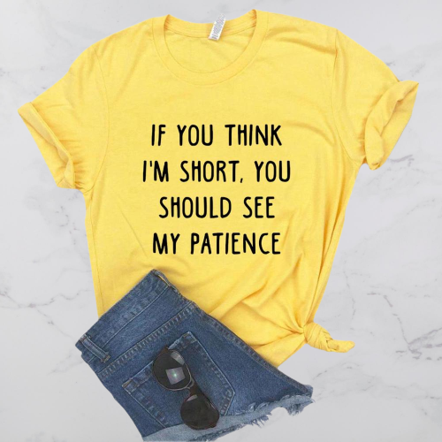 Patience T-Shirt - Positive Mentality Boutique 