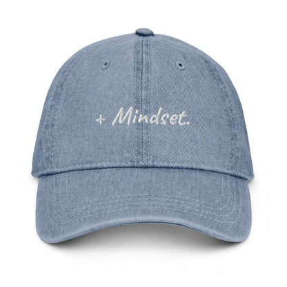 Positive Mindset Denim Hat - Positive Mentality Boutique 