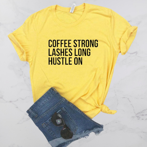 Coffee Strong T-Shirt - Positive Mentality Boutique 