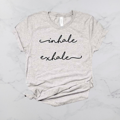 Inhale-Exhale T-shirt - Positive Mentality Boutique 