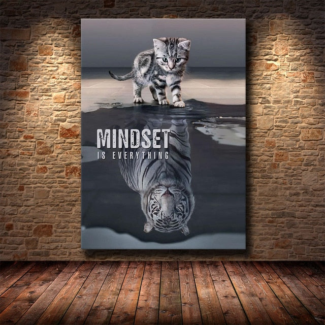Think Inspirational Poster - Positive Mentality Boutique 