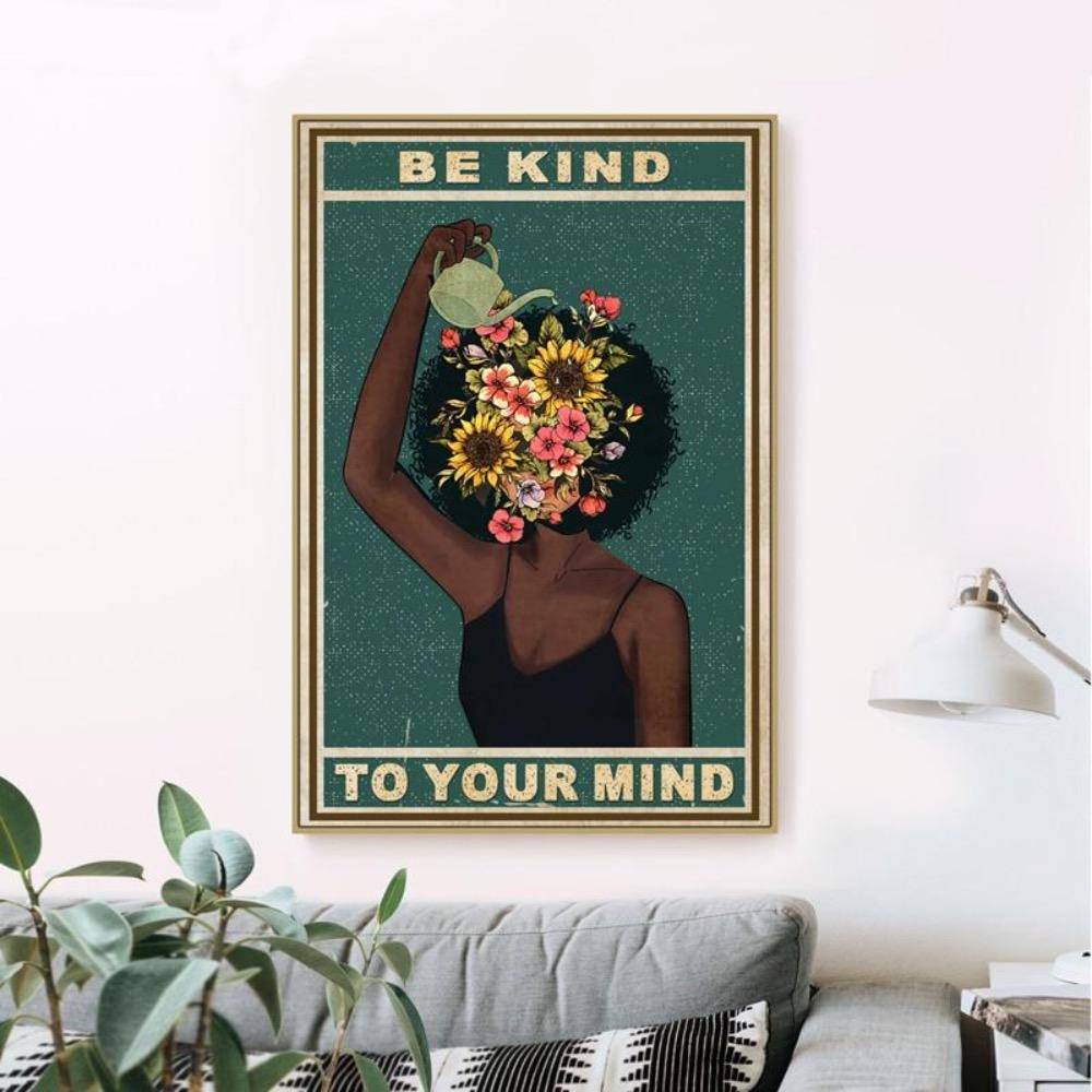 Be Kind To Your Mind Print - Positive Mentality Boutique 