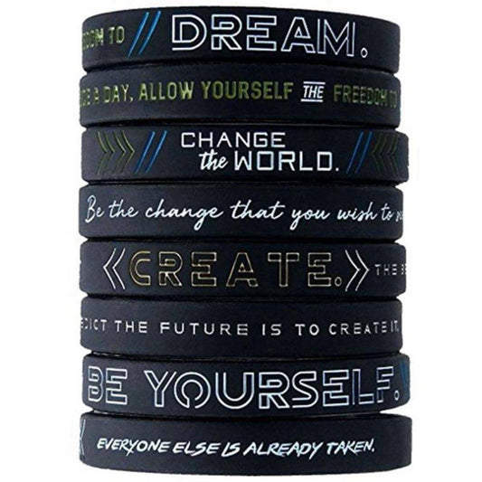 Be yourself, Change The World Bracelet - Positive Mentality Boutique 