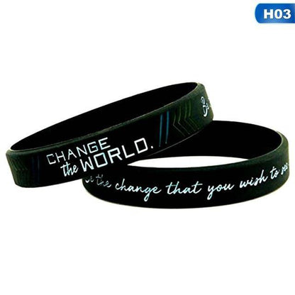 Be yourself, Change The World Bracelet - Positive Mentality Boutique 