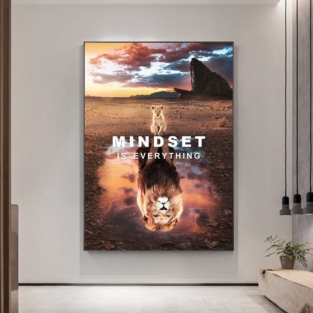 Mindset Inspirational Print - Positive Mentality Boutique 