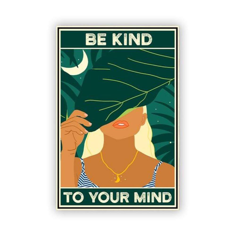 Be Kind To Your Mind Print - Positive Mentality Boutique 