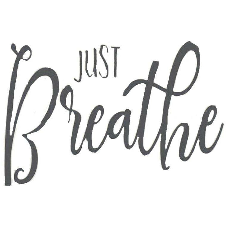 Just Breathe Decal - Positive Mentality Boutique 