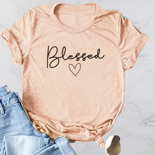 Blessed T-shirt - Positive Mentality Boutique 