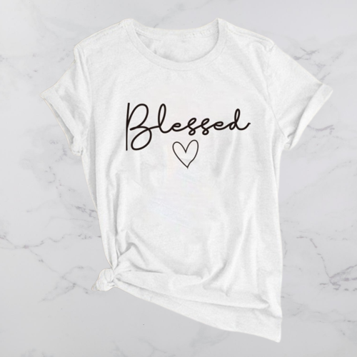 Blessed T-shirt - Positive Mentality Boutique 