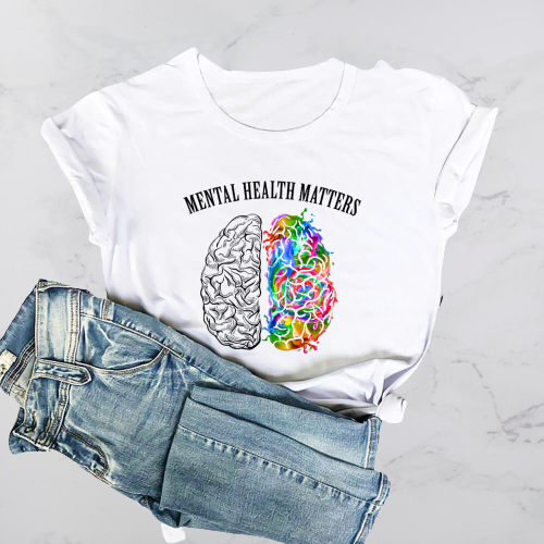 Mental Health Matters Colored T-Shirt