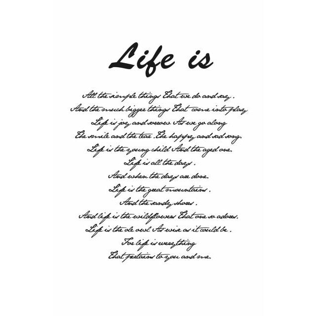 Modern Life Quotes Poster - Positive Mentality Boutique 