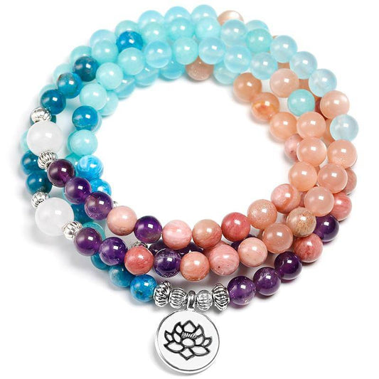 Natural Stone Meditation Bracelet - Positive Mentality Boutique 